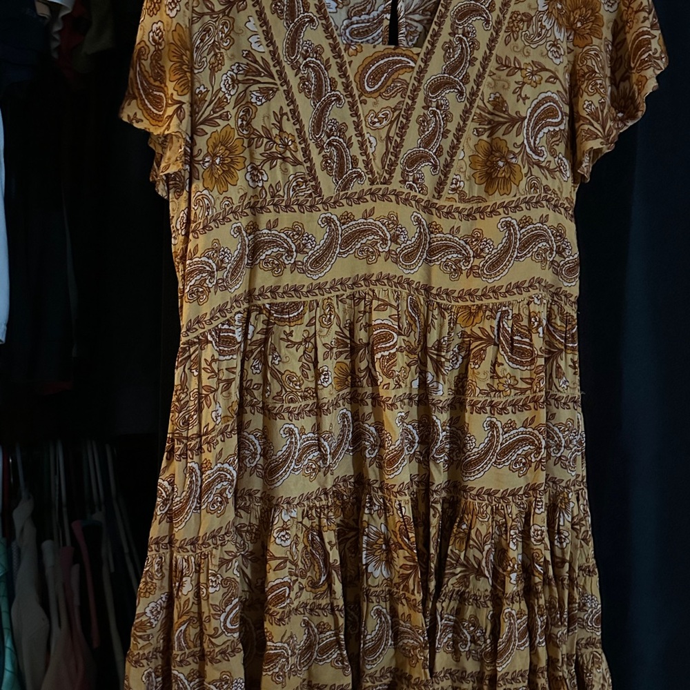 Patrons of peace Bohemian Floral Paisley Dress